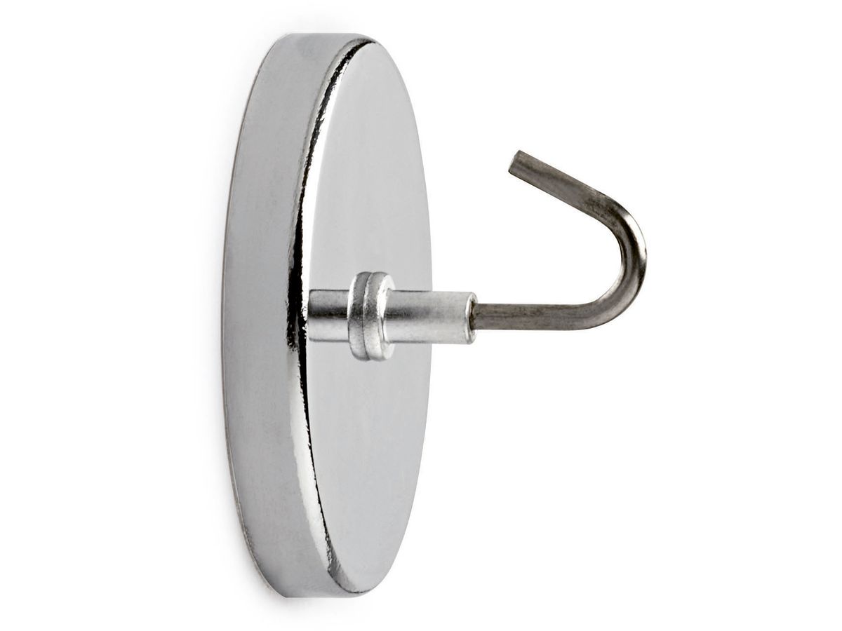 MAUL Aimant avec Crochet 52x31mm 3.75 argent, 9kg (4002390054928)