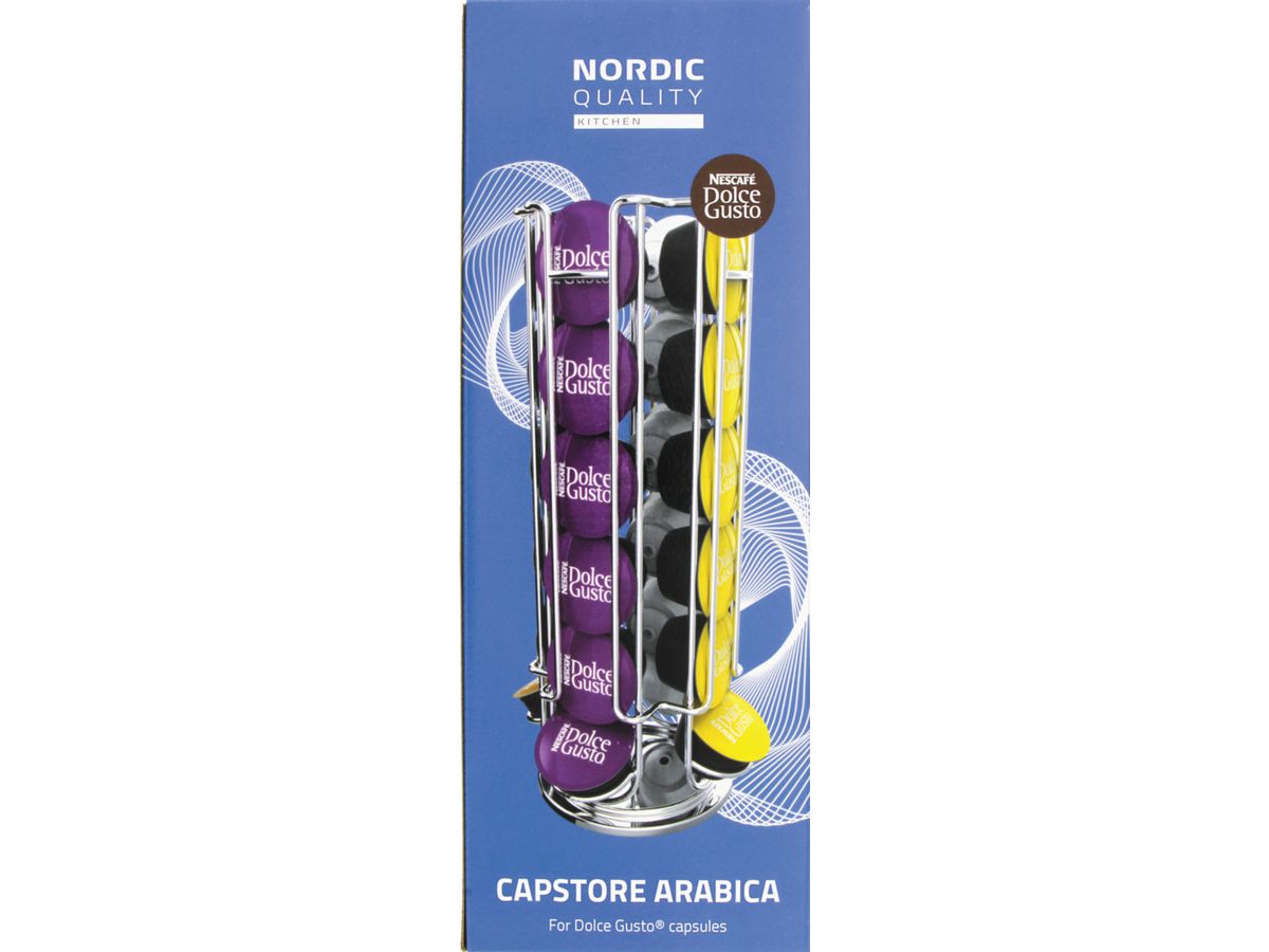 NORDIC Q Arabica Capsule Holder HTPSLCF13090002 Dolce Gusto,24 pcs rotate (5706470054837)