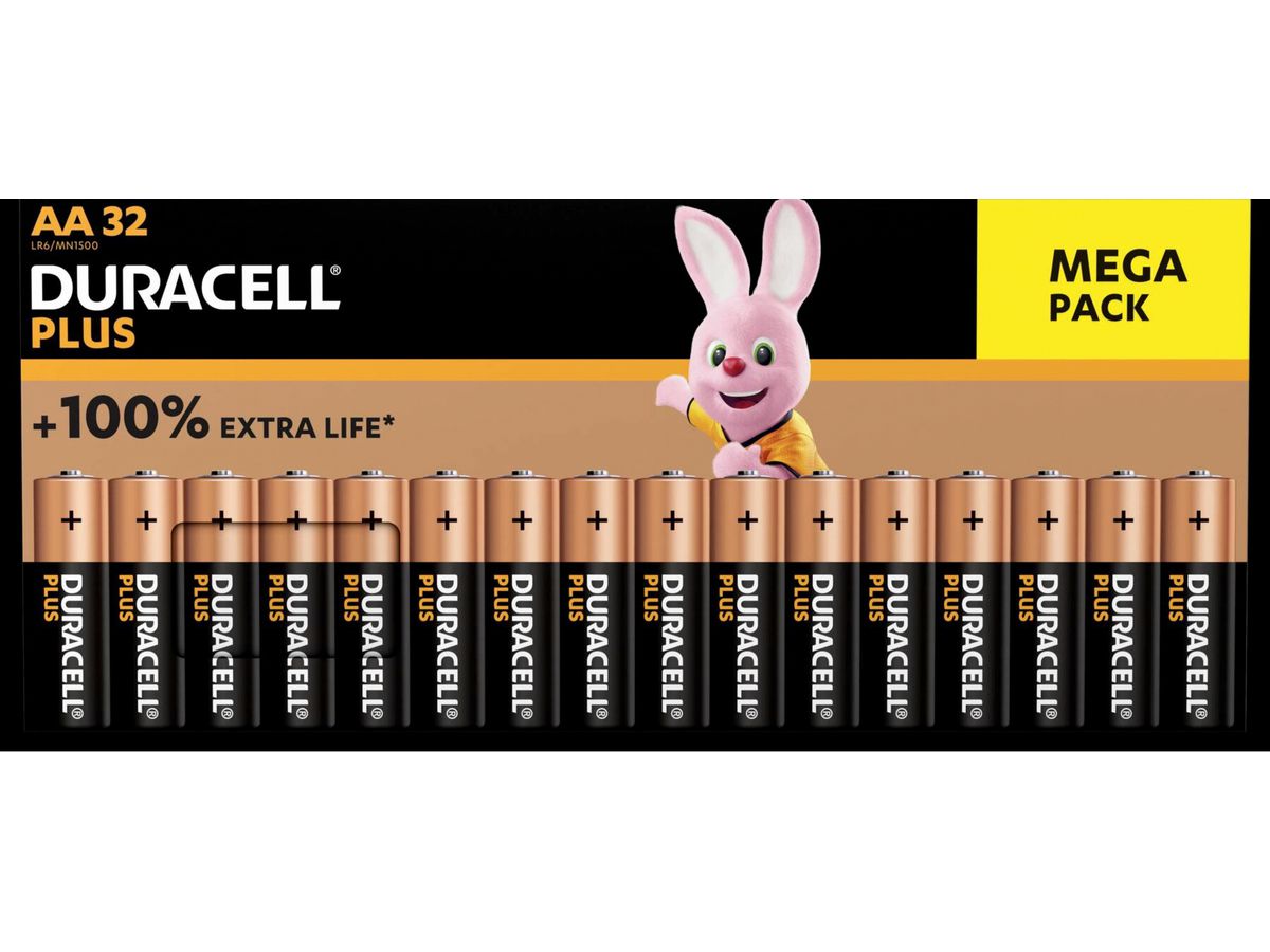 DURACELL Batterie Plus Power 4-149014 4-149014 AA/LR6 32 Stück (5000394149014)