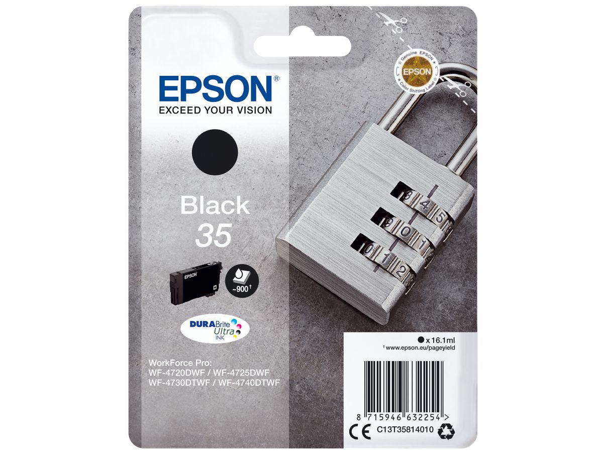 EPSON Cart. d'inchiostro nero T358140 WF-4720/4725DWF 900 pagine (8715946632254)