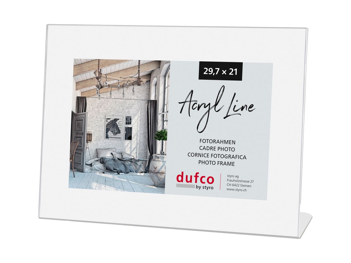 DUFCO Cadre acrylique 21x29.7cm 1420.00086 quer (8710982502165)
