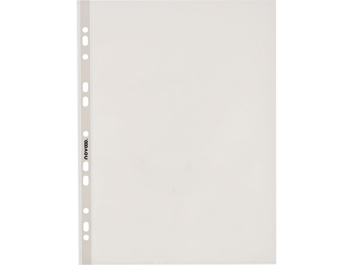 NOVOOO Dossiers PP 100my A4 070-5449-011 trasparente, liscio 10 pezzi (9010729003566)