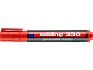 EDDING Permanent Marker 330 1-5mm 330-002 rosso (4004764390809)