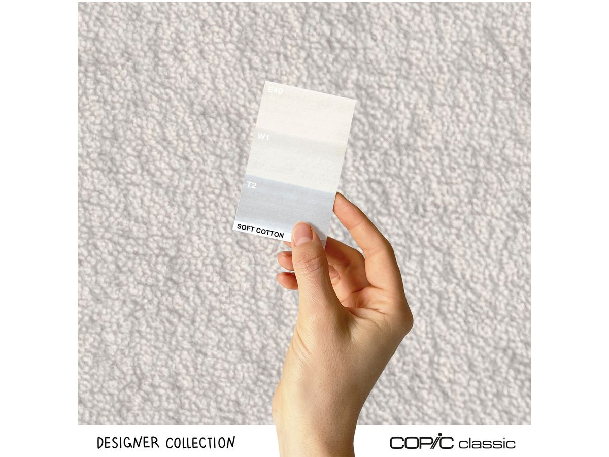 COPIC Marker Classic Designer 200750311 Soft cotton tints 3 pièces (4013695268781)