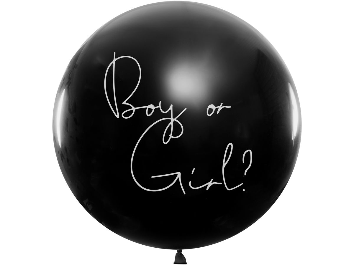 PARTYDECO Ballon 100cm BG36-2-C Gender Reveal-Boy (5902230790865)