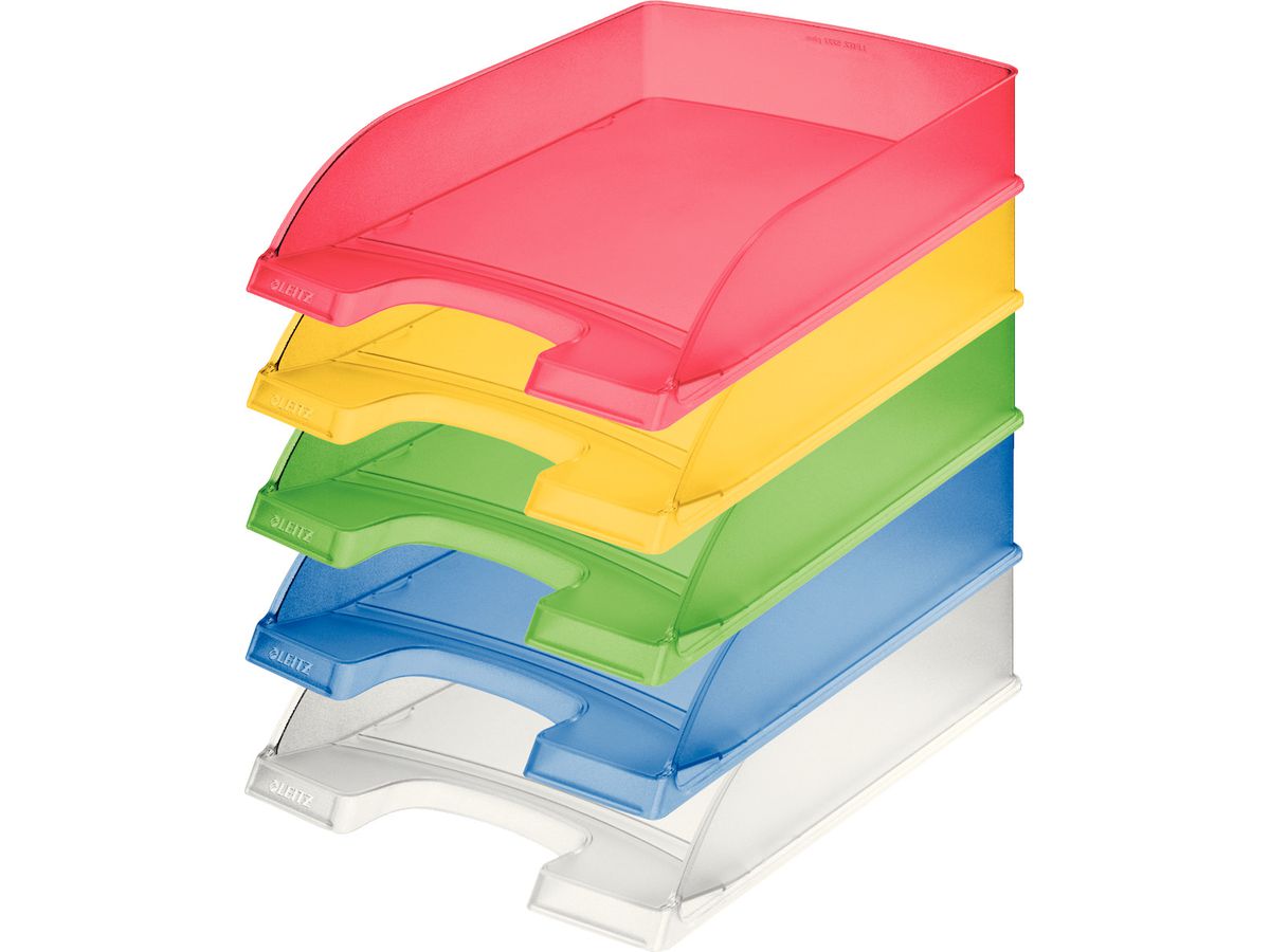 LEITZ Corbeille à courrier Plus A4 52270010 jaune gelée (4002432398676)