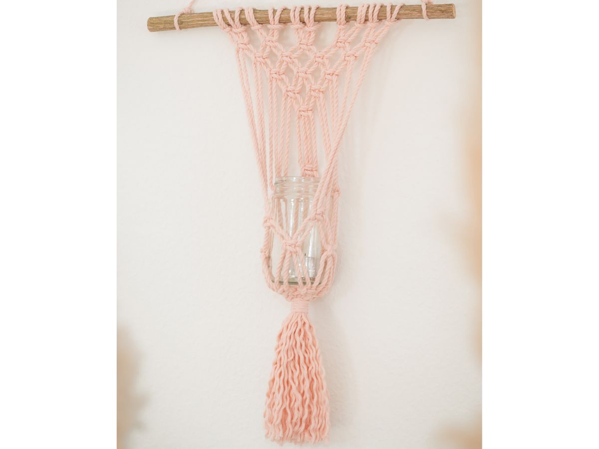 I AM CREATIVE Macrame Rope 6205.2 powder, 5mm, 330g (7640415811063)