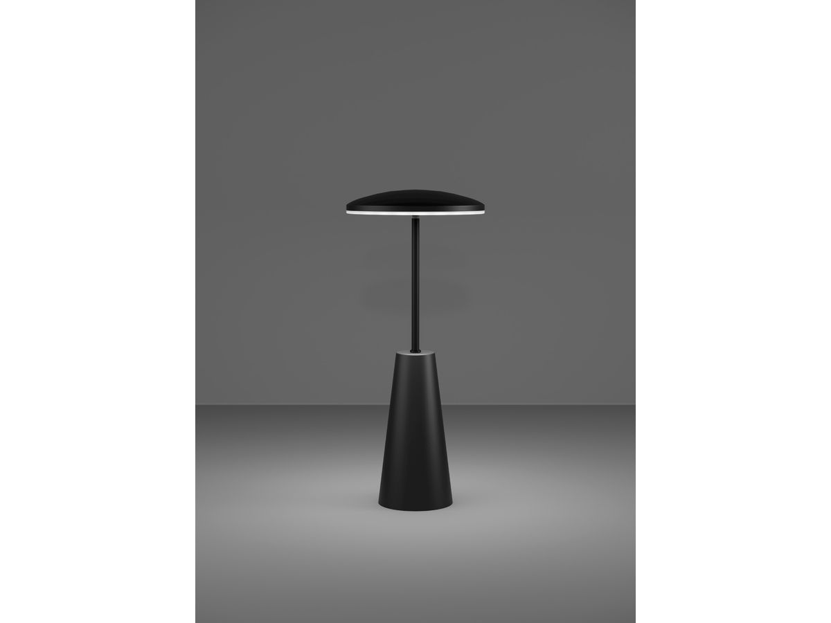 EGLO Lampada da tavolo Piccola 900925 nero, batteria ricaricabile (9008606277803)