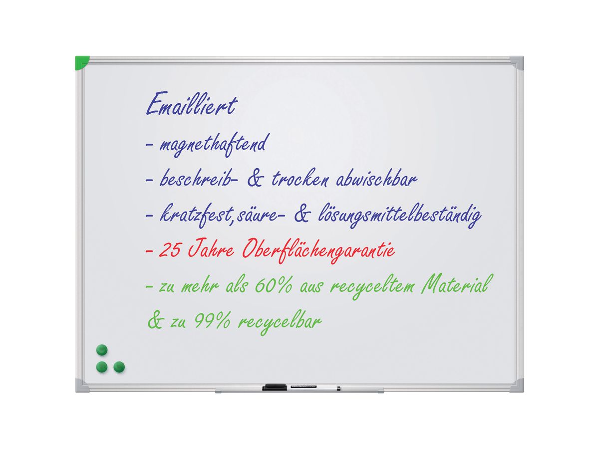 FRANKEN Tableau blanc 90x120 cm SC929012 U-Act!Line, acier émaillé (4016946224024)