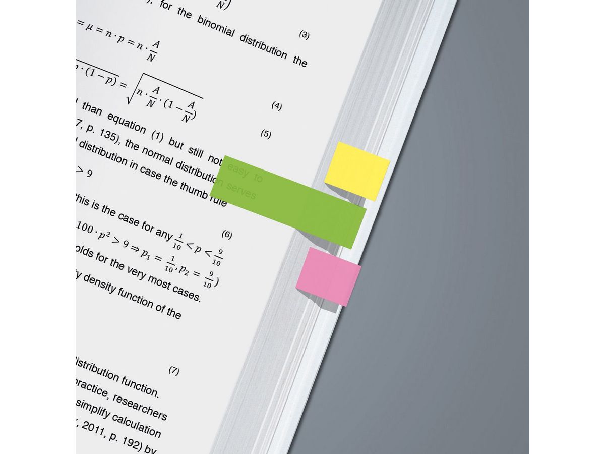 SIGEL Sticky Notes BRILLIANT 12x50mm HN625 ass colorato. 5 x 40 strisce (4004360946905)