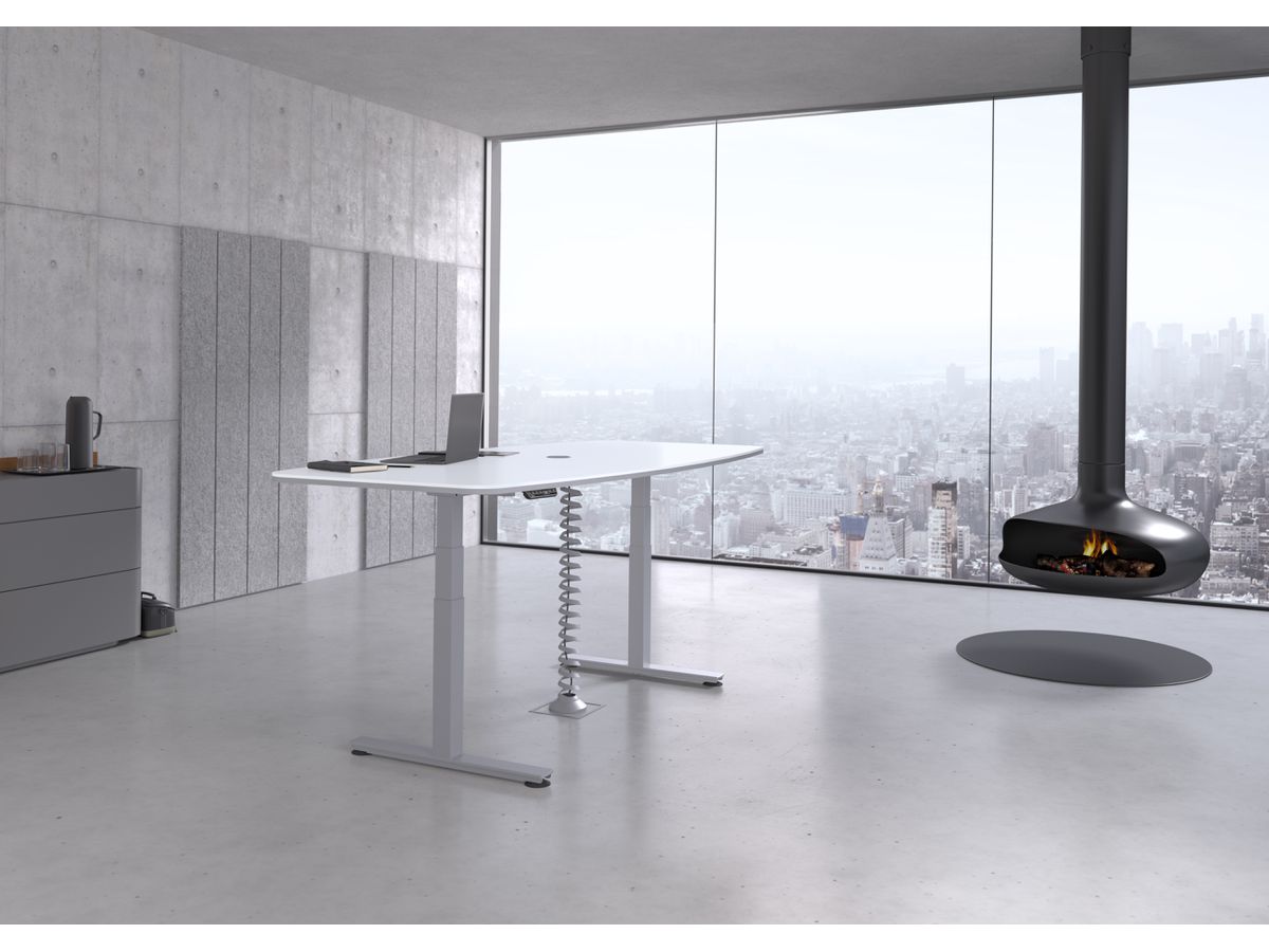 APOLLO Canal de câble 130cm VCKXE/S gris (4032062026939)