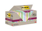 POST-IT SuperSticky Notes 76x76mm 654 RSSCOL 14+4F Recycling,assort. 18x70 fogli (4064035060923)