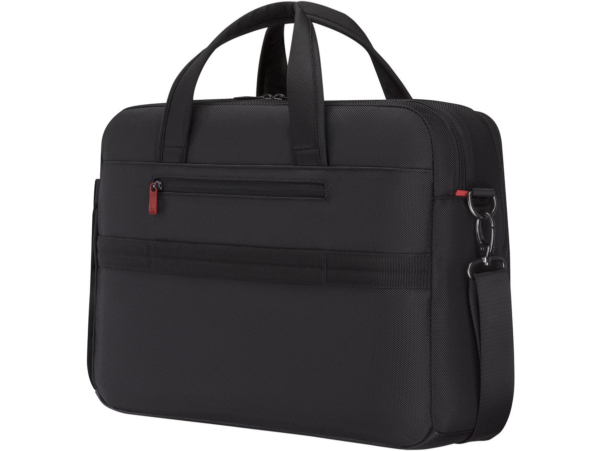 WENGER Laptop Briefcase 16 - 17inch 653498 Meteor Brief Black (7611160287892)