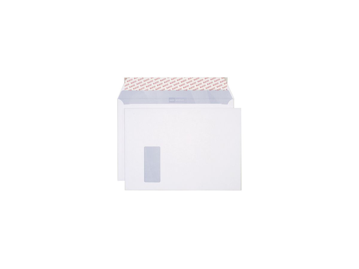 ELCO Buste Premium finestra sin. C4 34899 120g bianco, colla 250 pezzi (7611722010999)