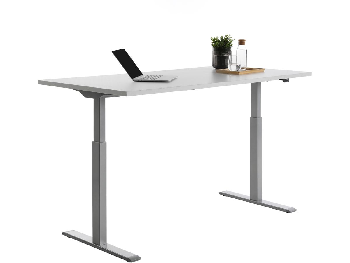 TOPSTAR Tischplatte 160X80cm O16080G grau, für E-Table (4014296845029)