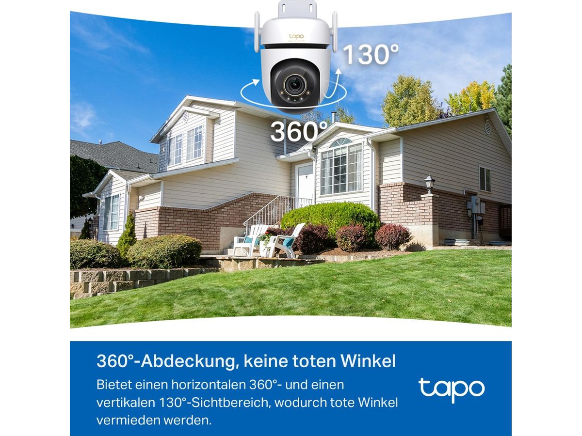 TP-LINK Outdoor Pan/Tilt Wi-Fi Camera Tapo C530WS (8885020629200)