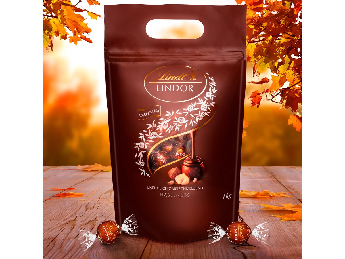 LINDT Lindor Palloni 639036 Nocciola 1000g (4000539901584)