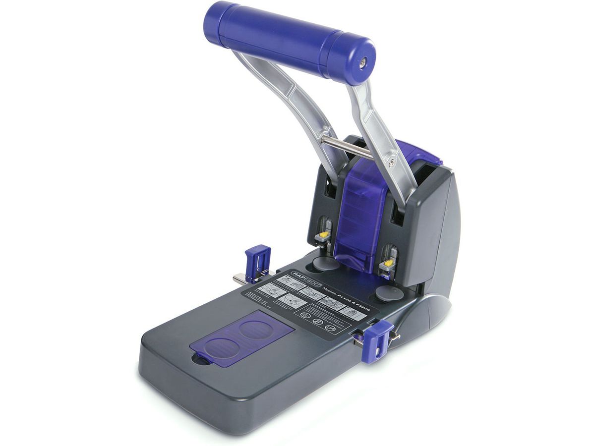 RAPESCO Bucatrice PF220AP1 nero/viola 150 fogli (5018505140898)