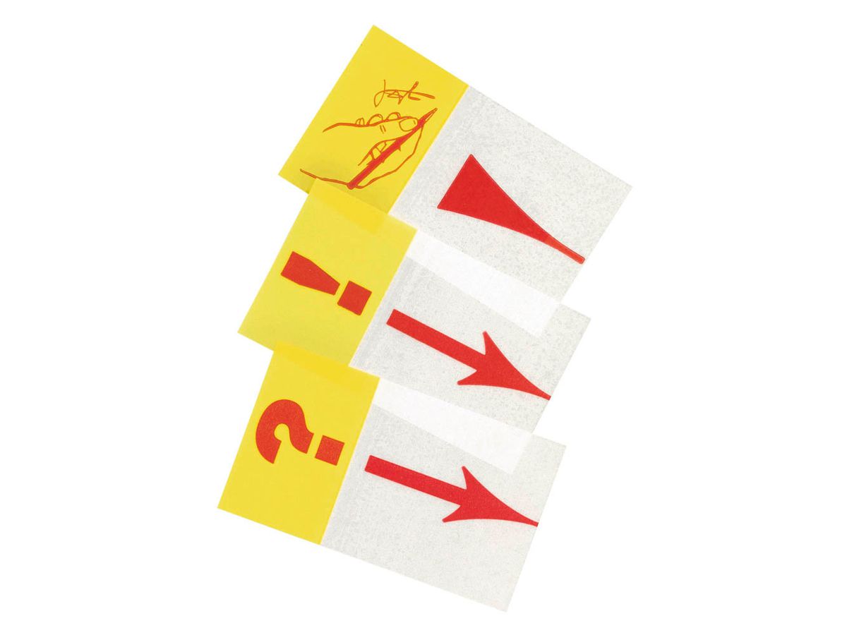 POST-IT Index Tabs Symbol 25.4x43.2mm 680-33 Ausrufezeichen/50 Tabs (0021200718953)