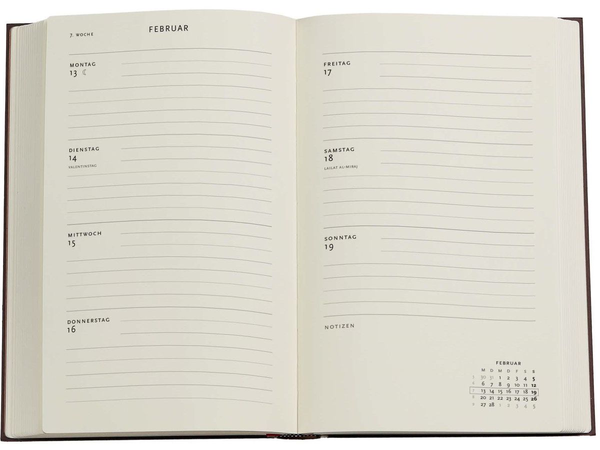 PAPERBLANKS Agenda Feuervogel 2026 FD0688-7 1S/2P HOR Maxi SC AL 13.5x21cm (9780349706887)