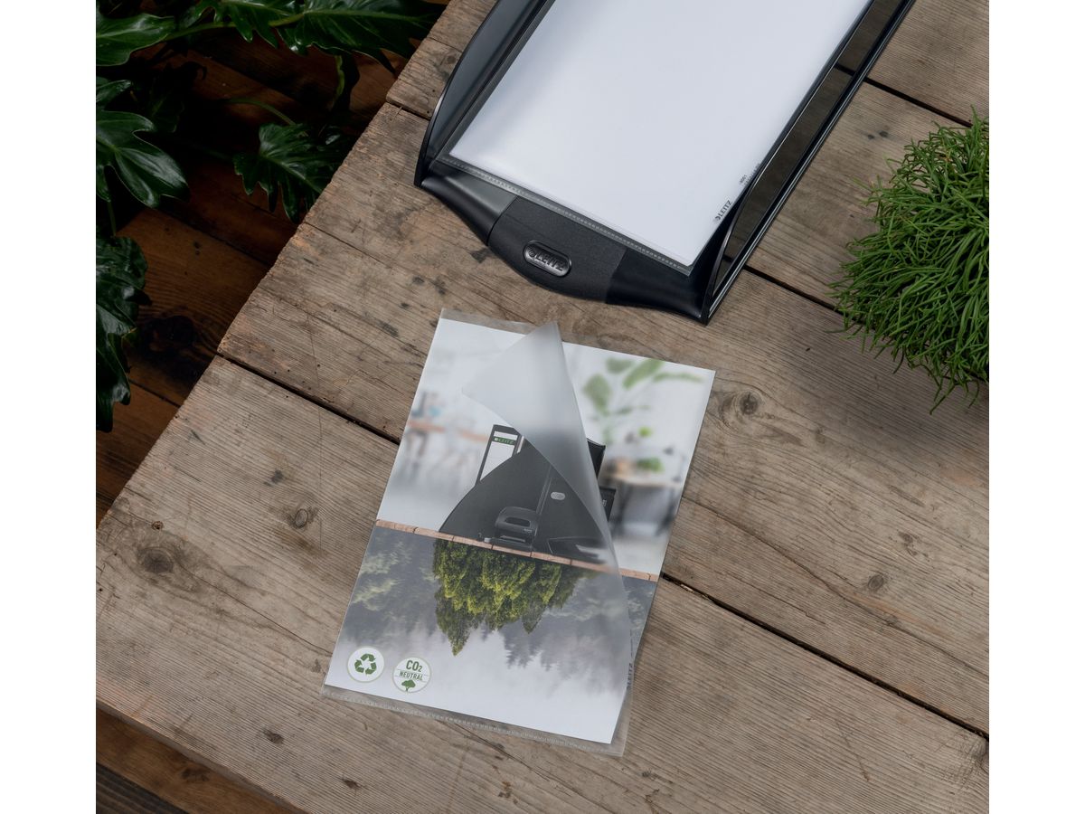 LEITZ Dossier Recycle A4 4001-30-03 transparent, 140my 25 pcs. (4002432397846)