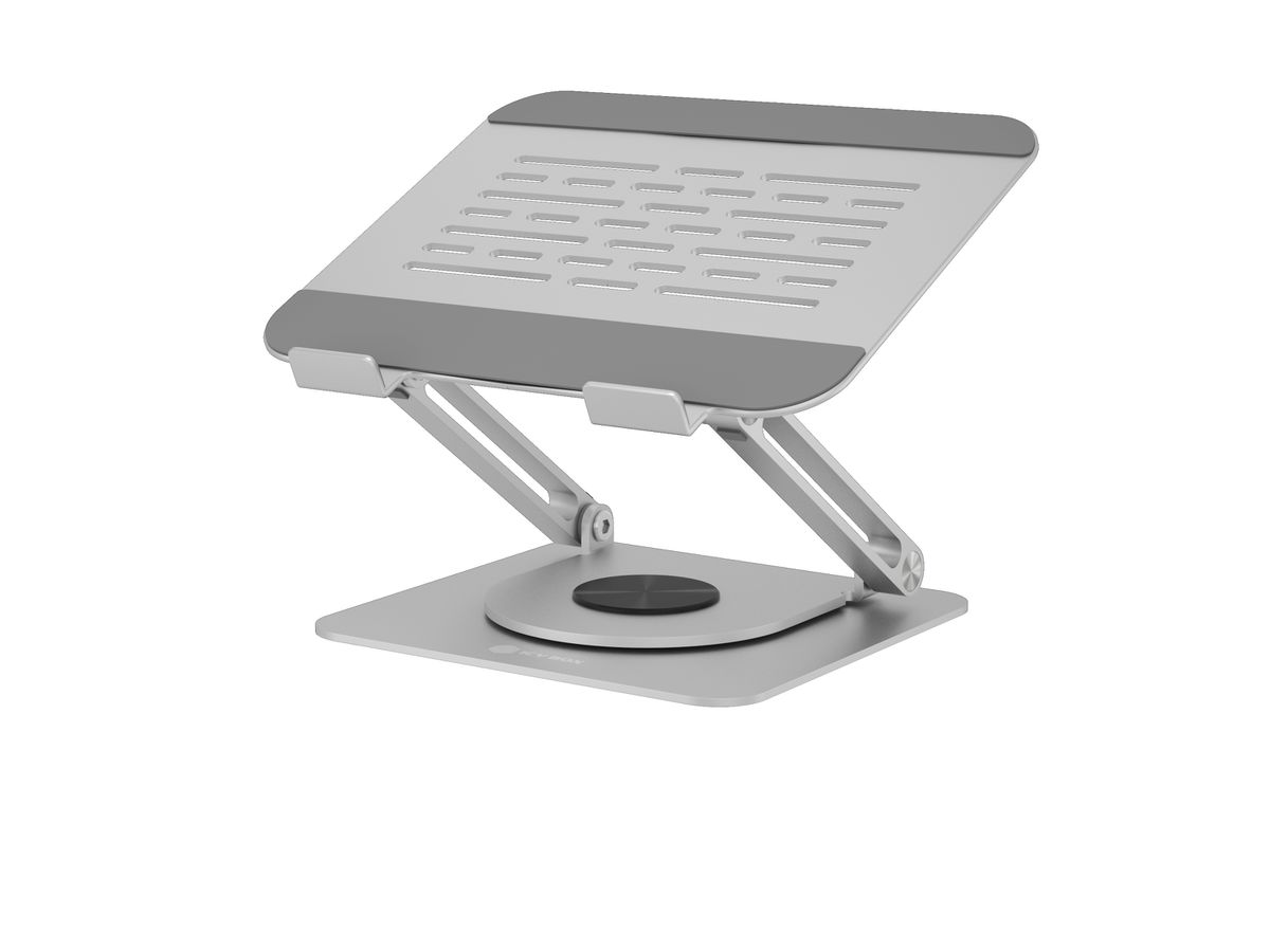 ICY BOX Rotatable and fully adjustable IB-NH300-R notebook stand 17 Inch silver (4250078174462)