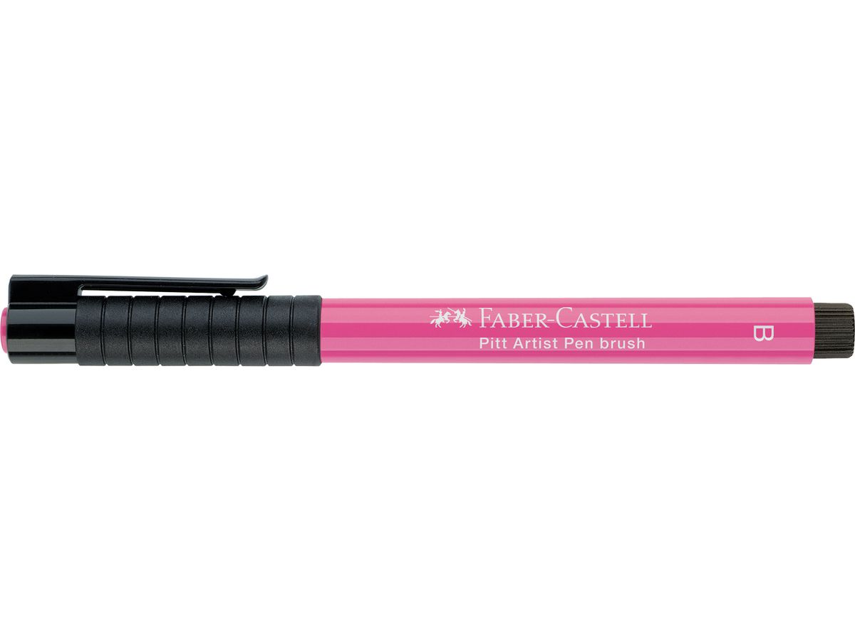 FABER-CASTELL Pitt Artist Pen Brush 2.5mm 167429 pink madder lake (4005401674290)