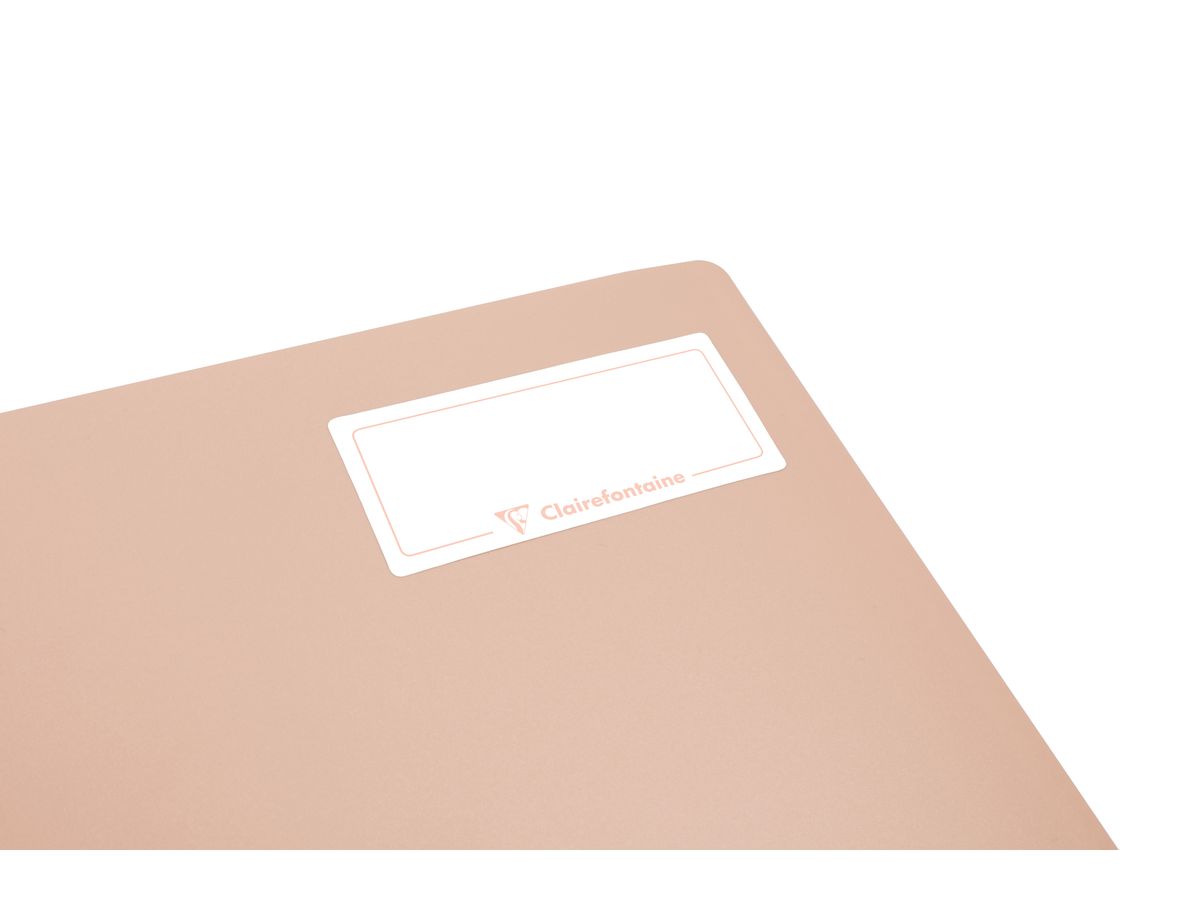 CLAIREFONTAINE Koverbook Schulheft Blush A5 961772C 90g, liniert eisblau / koralle (3037929617726)
