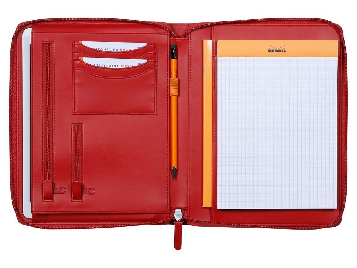 RHODIA Cartella conferenza A5 168106C rosso (3037921681060)