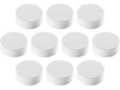 MAGNETOPLAN Aimant Ergo Large 10 pcs. 1665000 blanc 34mm (4013695043159)