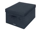 LEITZ Aufbewahrungsbox mit Deckel 6144-00-89 samtgrau 2 Stk. 28.5x20.3x38cm (4002432134632)