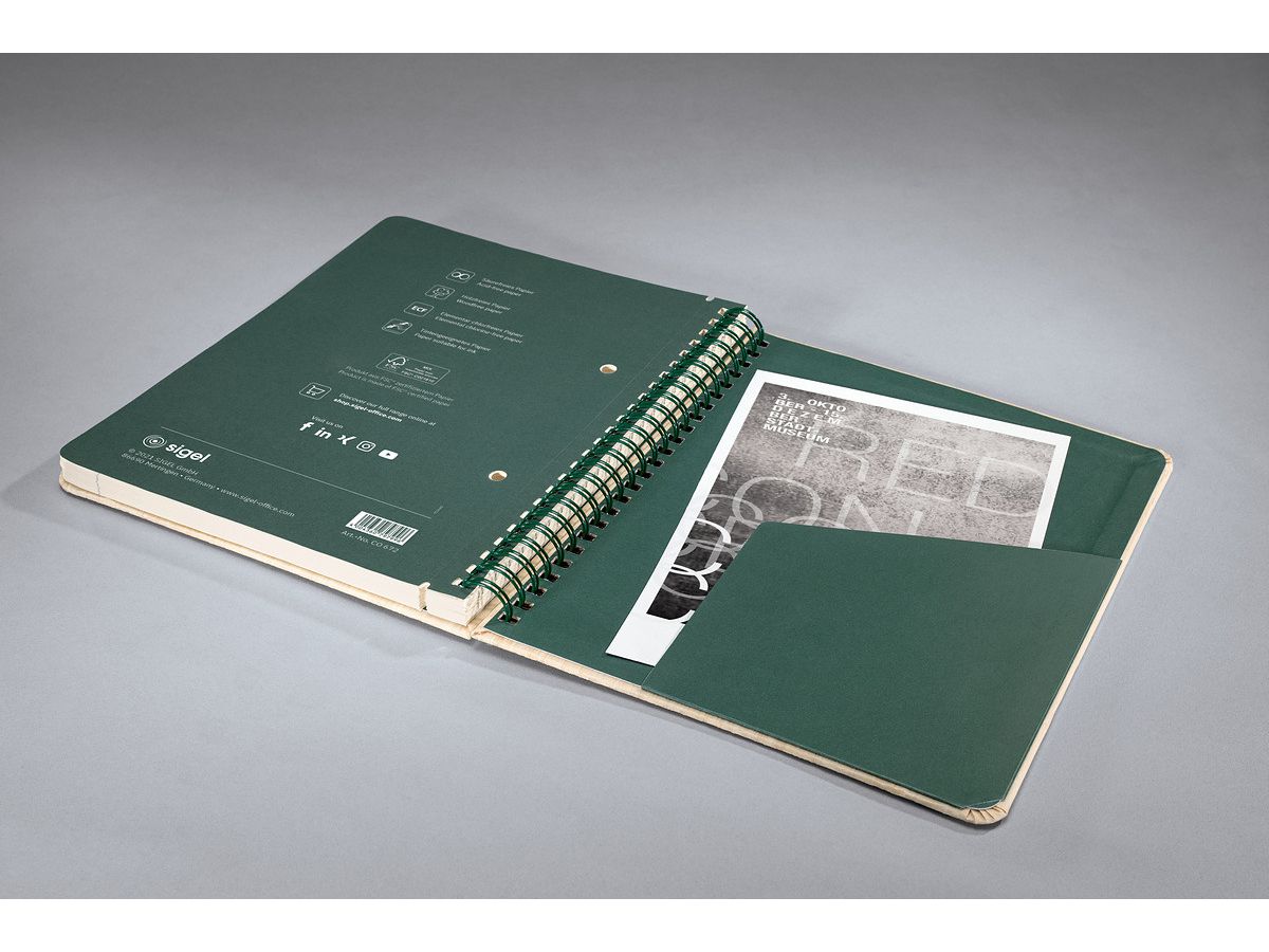 CONCEPTUM Carnet bamboo A5 CO672 pointé, 160 S., multicouleur (4004360797996)