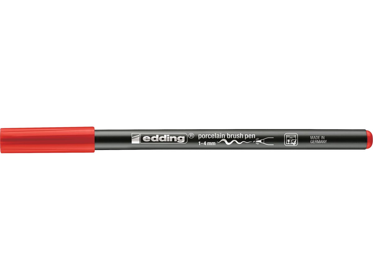 EDDING Porzellanmarker 4200 1-4mm E-4200 rot (4004764927852)