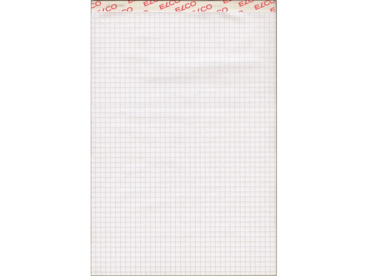 ELCO Blocco p.appunti quadr. 4mm A5 74430.17 bianco, 70gm2 2x100 fogli (7610425353204)