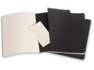 MOLESKINE Notizheft Cahier XL 25x19cm 705014 liniert, schwarz 3 Stück (9788883705014)