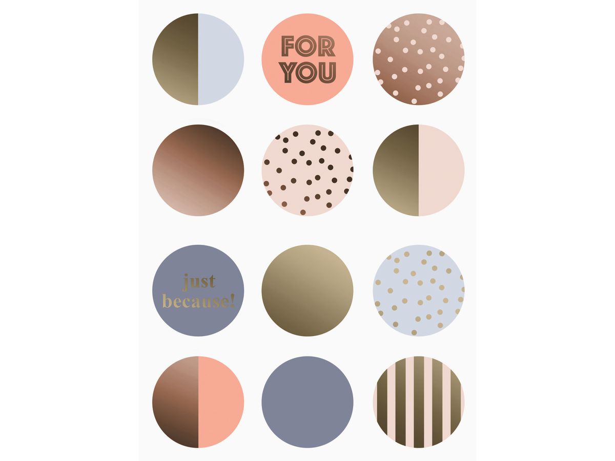 STEWO Sticker Patterns 2582515599 4 Blatt à 12 Stickers (7630050886694)