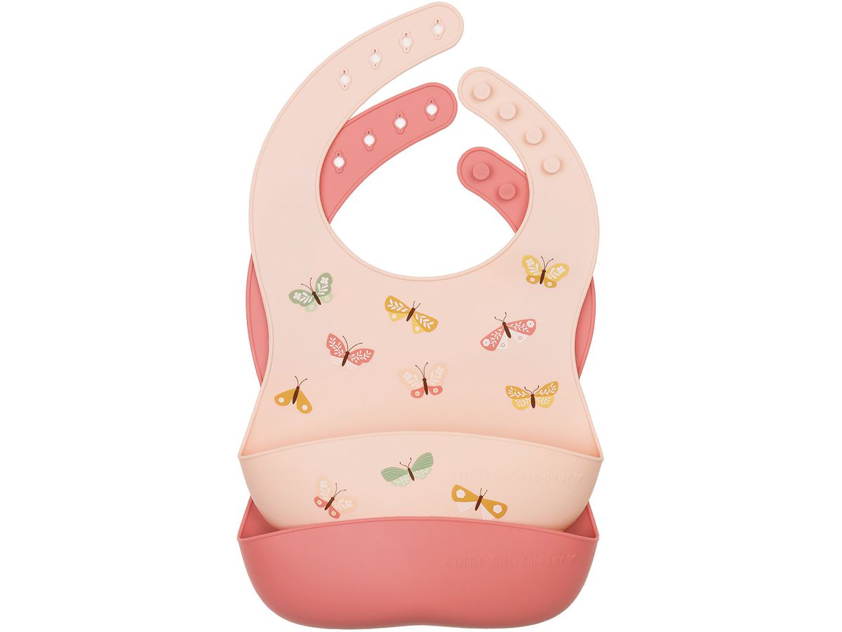 ALLC Bavoir en silicone 22x27cm SBBUPI05 Butterfly (8719715002637)