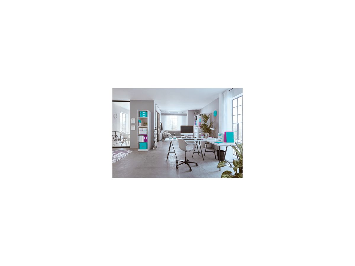 LEITZ Forbice titano WOW 53192051 bianco/blu ghiaccio 20.5cm (4002432103201)