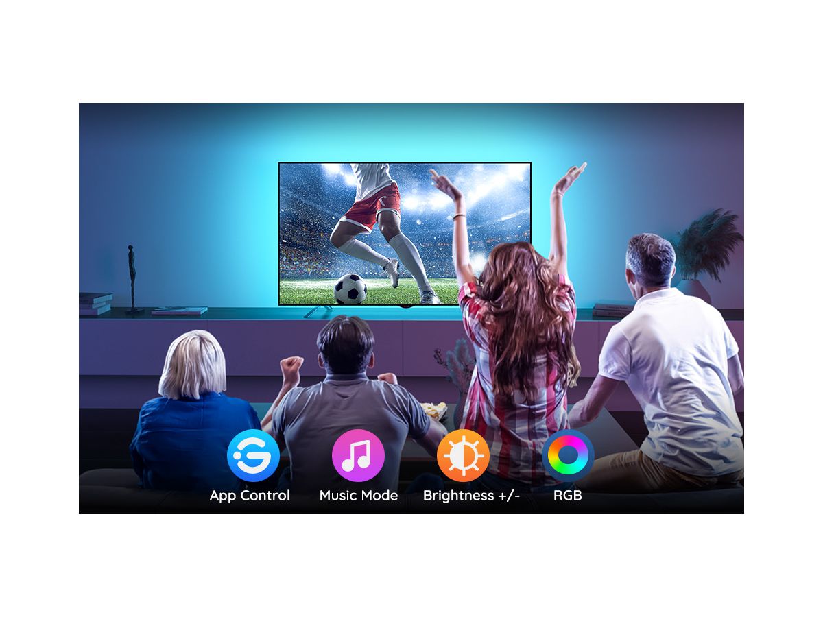 GOVEE LED Backlight Light Strip H6179 pour 46- 60 TV (6974316990925)