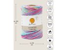 I AM CREATIVE Macrame Rope 6204.97 Rainbow 1, 3mm, 330g (7611983223992)