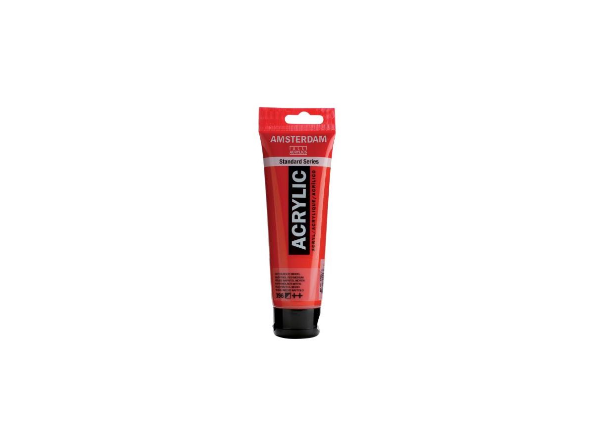 AMSTERDAM Colore acrilici 120ml 17093962 naph.rosso m. 396 (8712079158262)