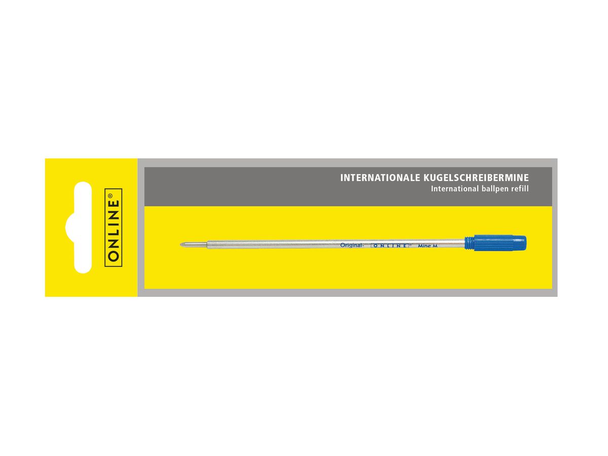 ONLINE Kugelschreiber-Minen M 40009/3 blau (4014421400093)