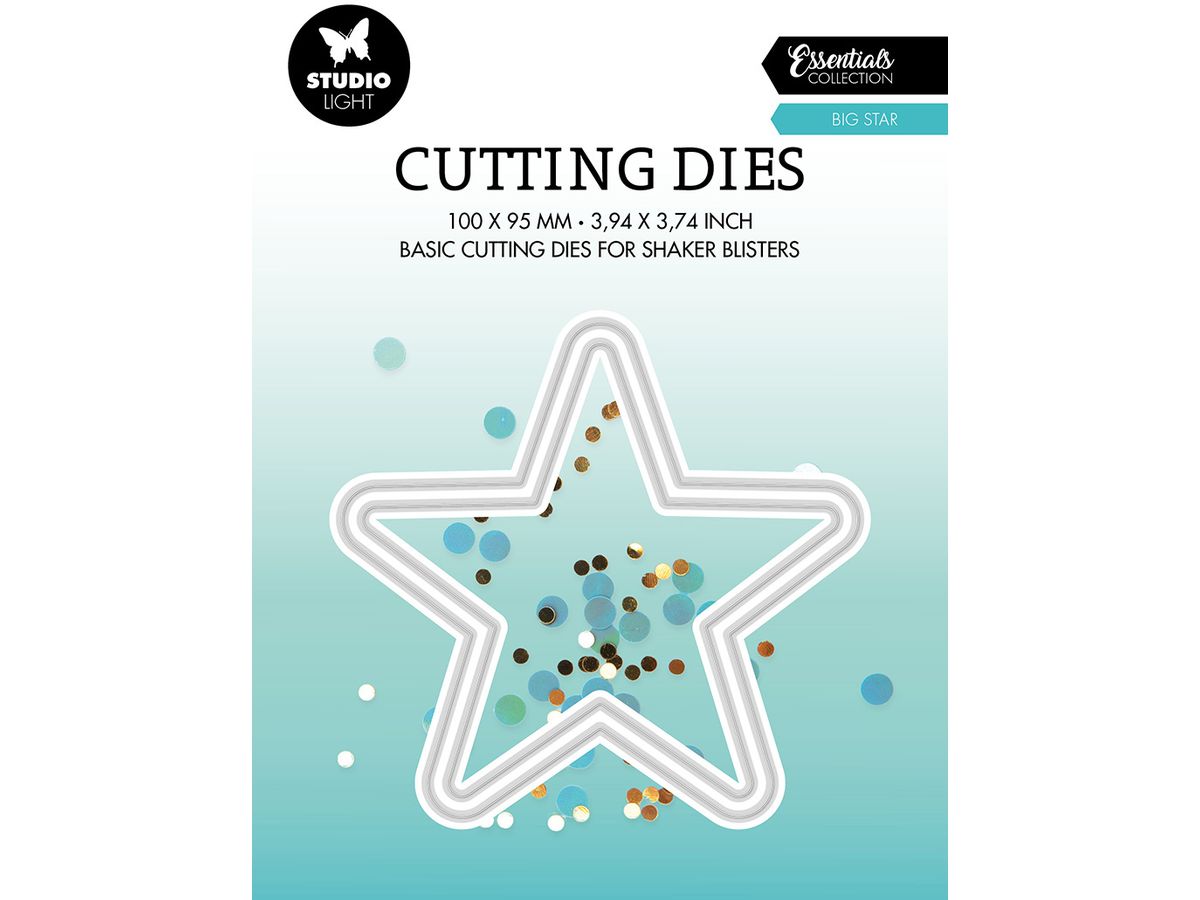 SIZZIX Emporte-pièce 10x9.5x0.1cm CD452 Étoile 2 pcs. (8713943138366)