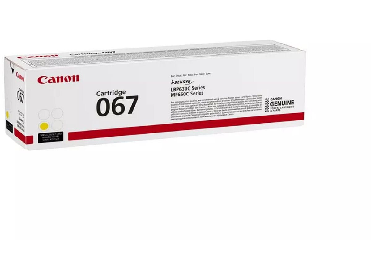 CANON Cartouche toner 067 yellow 5099C002 LBP631Cw/633Cdw 1250 pages (4549292187434)