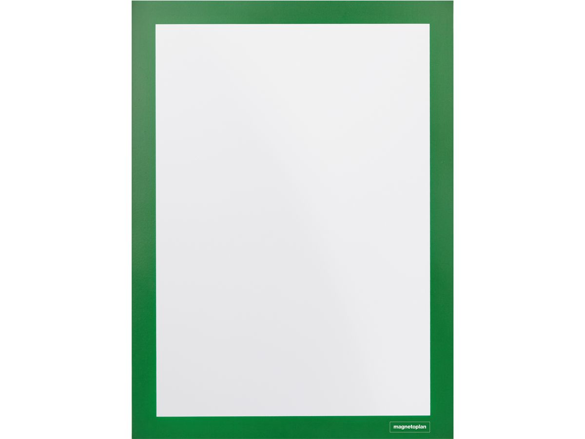 MAGNETOPLAN Magnetrahmen A4 1131905 selbstklebend, grün 2 Stk. (4013695064963)