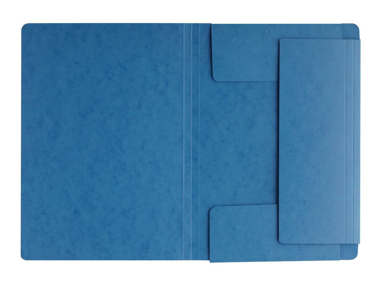PAGNA Dossiers élastiques A4 24007-02 bleu 3 volets (4013951004955)