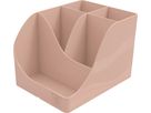EXACOMPTA Pot à crayons Skandi 69531D rose clair 5 casiers (9002493695313)