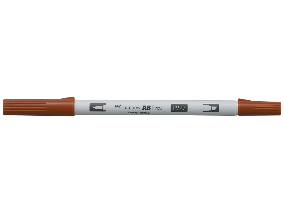 TOMBOW Dual Brush Pen ABT PRO ABTP-977 saddle brown (4901991648874)