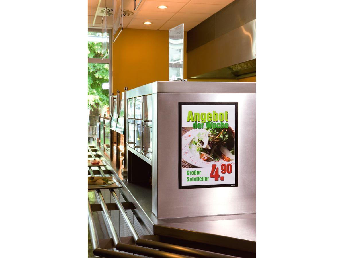 DURABLE Sichtfenster Duraframe 487301 schwarz, selbstklebend 2 Stk. (4005546404899)