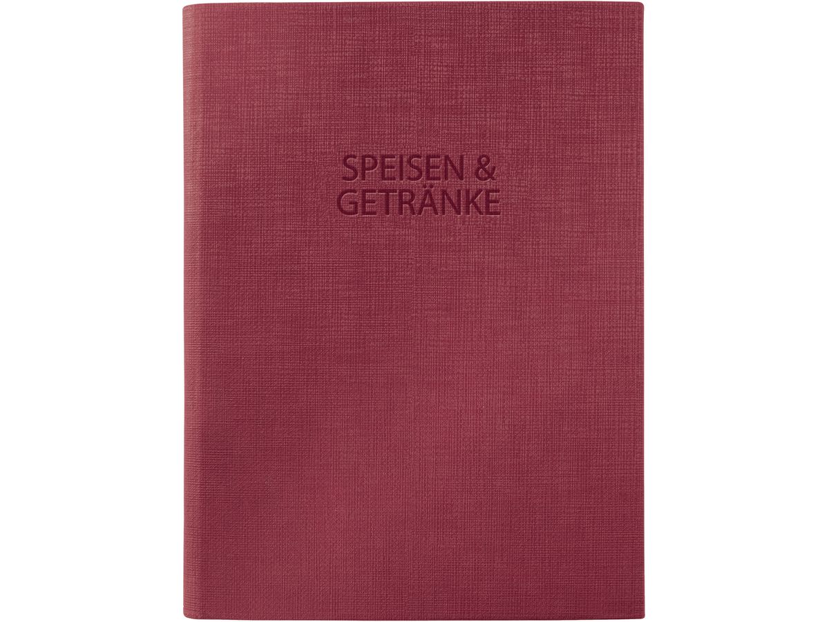 SIGEL Presentatore menu A5 SM113 2x 175x245x12, rosso (4004360827730)